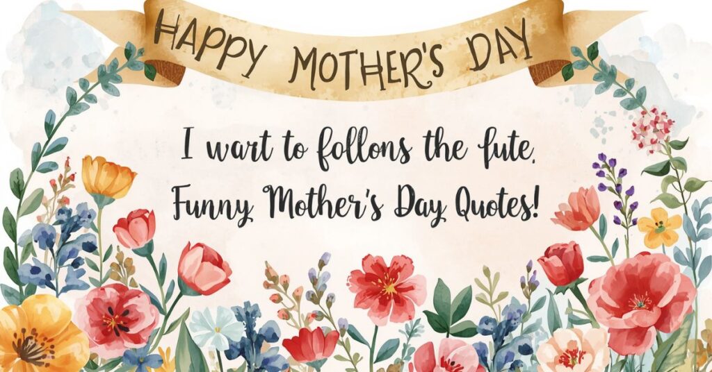 Funny Mother’s Day Quotes