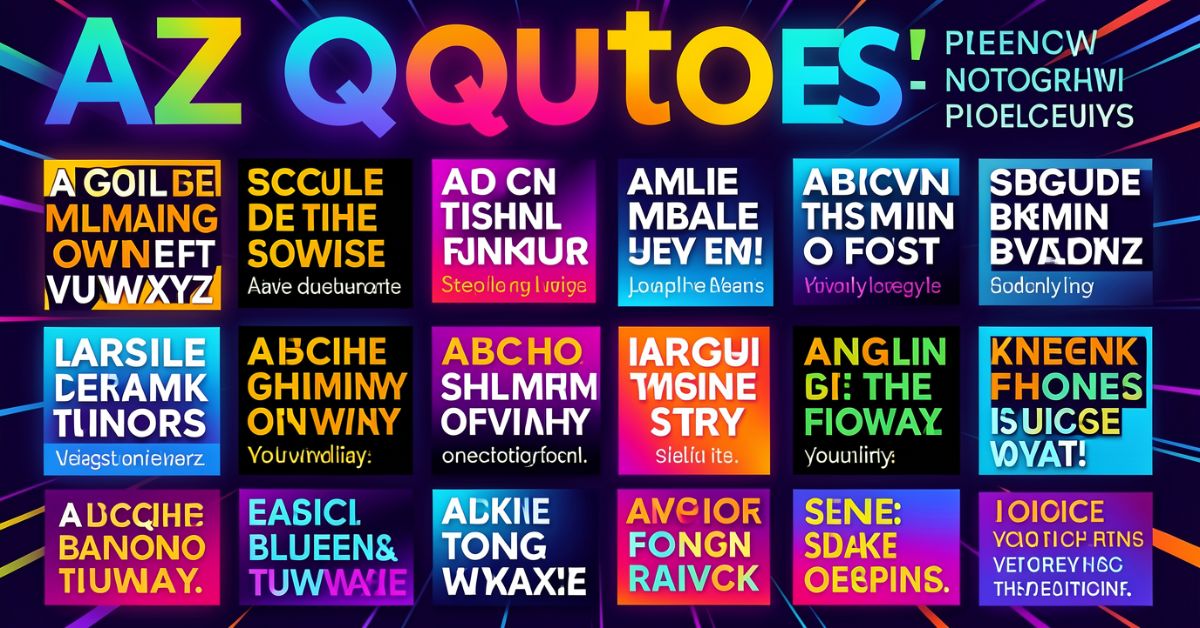 AZ Quotes: Powerful A to Z Quotes